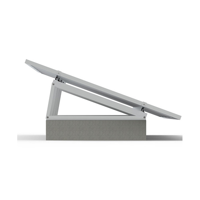 Solar Rooftop Triangle AS Solar Flat Roof Triangle Structure Kit Mounting System - angelssolar