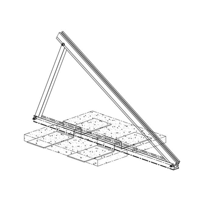 Solar Flat Roof Rack