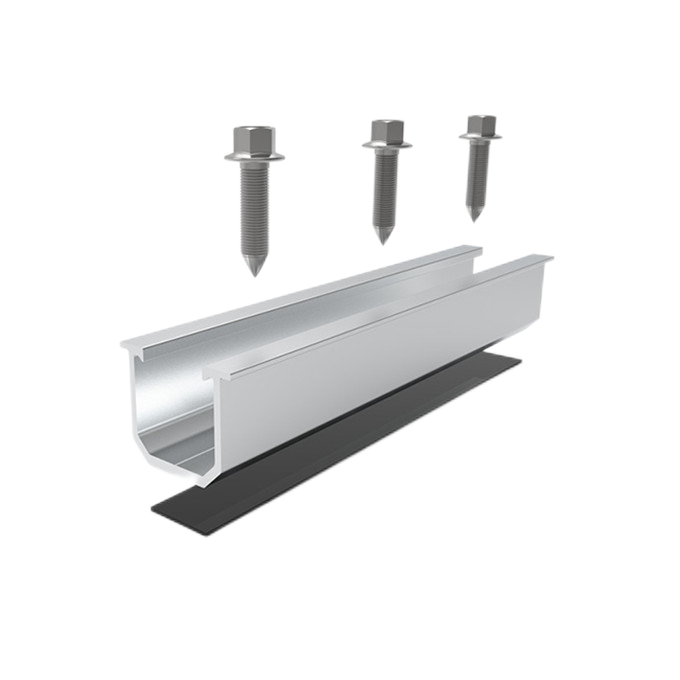 U-Rail in aluminum up to 6m