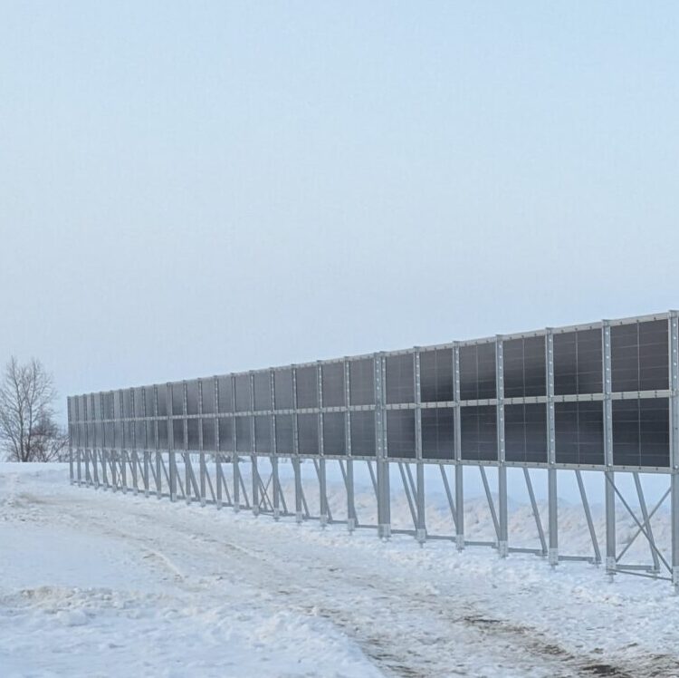 vertical PV structure